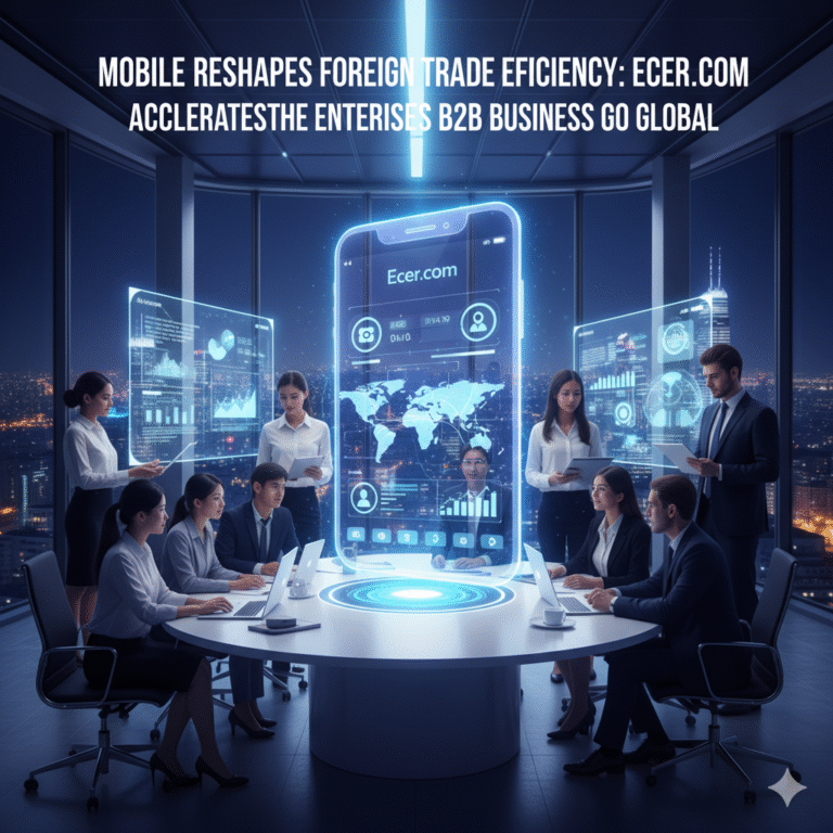 Mobile Reshapes Foreign Trade Efficiency: Ecer.com Accelerates the Upgrade of Cross-Border B2B Business Model