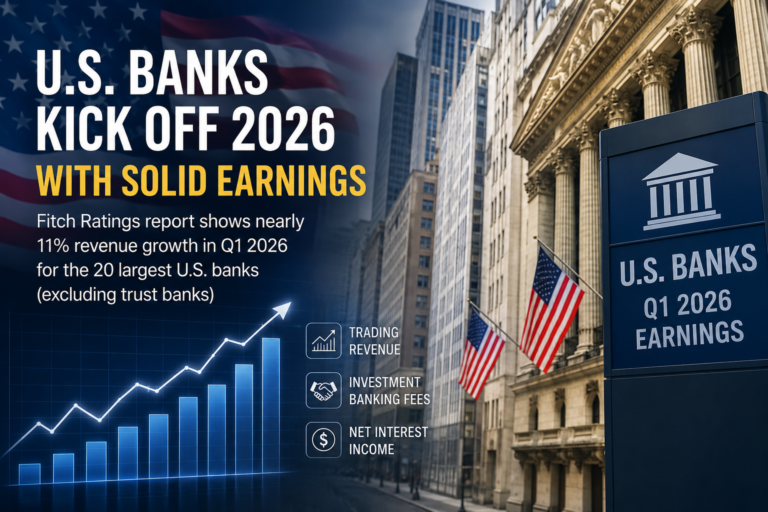 U.S. Banks Open 2026 with Strong Earnings as Trading and Fee Income Lift Results