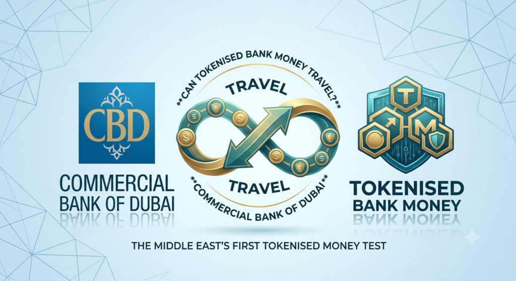 Can Tokenised Bank Money Travel? Commercial Bank of Dubai Becomes the First Middle East Bank to Find Out