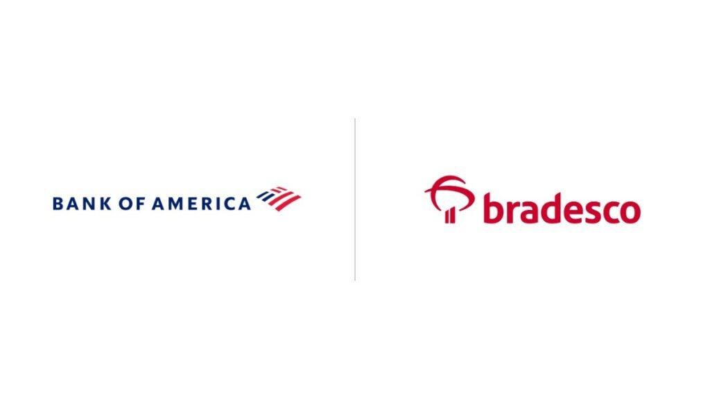 Bank of America and Bradesco logos