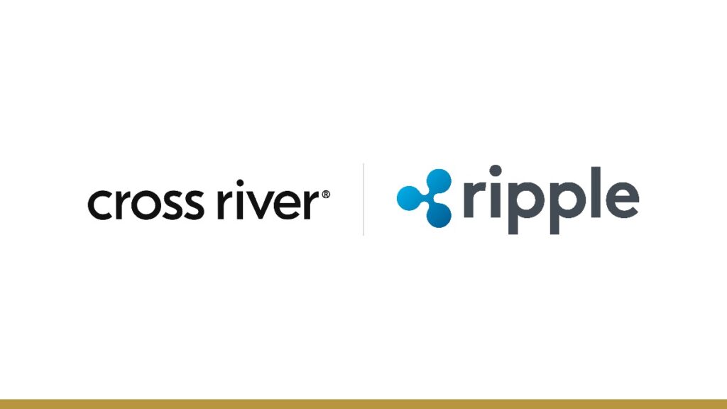 Cross River and Ripple logos for RLUSD core banking integration