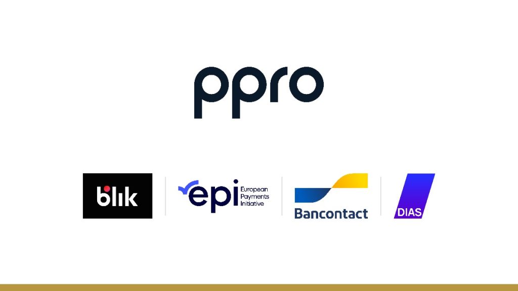 PPRO, BLIK, EPI, Bancontact and DIAS logos for the Local Payments Council for Agentic Commerce