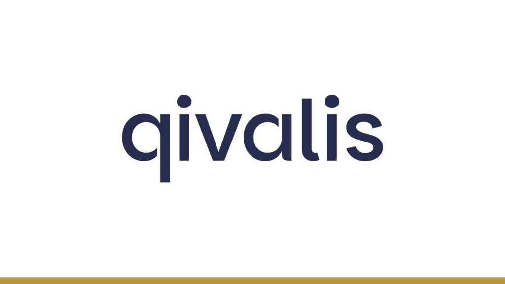 Qivalis logo, the bank backed euro stablecoin issuer authorised by De Nederlandsche Bank